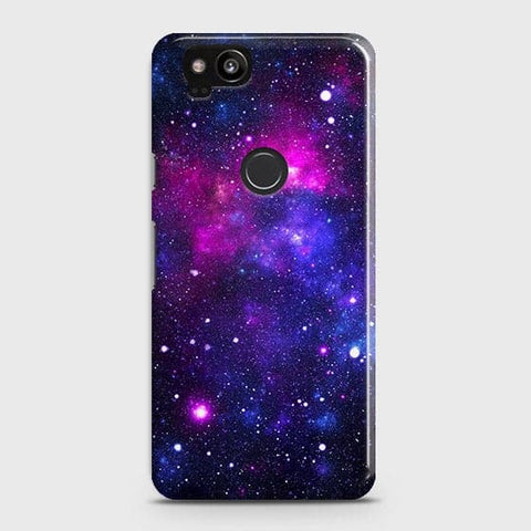 Google Pixel 2 - Dark Galaxy Stars Modern Printed Hard Case B83