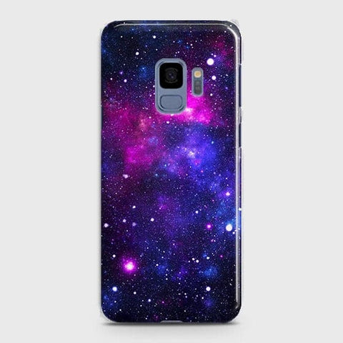 Samsung Galaxy S9 - Dark Galaxy Stars Modern Printed Hard Case