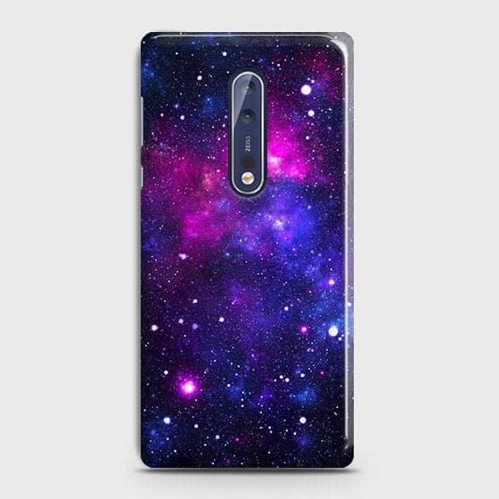 Nokia 8 - Dark Galaxy Stars Modern Printed Hard Case