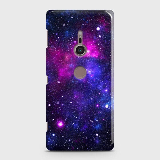 Sony Xperia XZ2 - Dark Galaxy Stars Modern Printed Hard Case