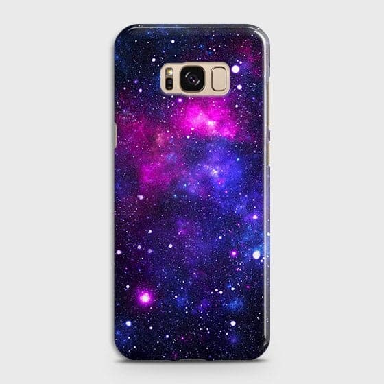 Samsung Galaxy S8 - Dark Galaxy Stars Modern Printed Hard Case