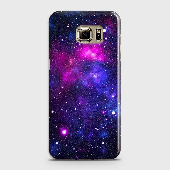 Samsung Galaxy S6 - Dark Galaxy Stars Modern Printed Hard Case
