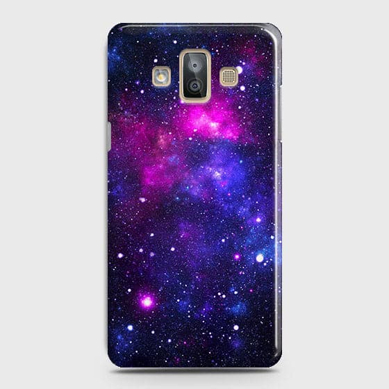 Samsung Galaxy J7 Duo - Dark Galaxy Stars Modern Printed Hard Case