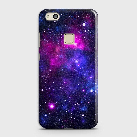 Huawei P10 Lite - Dark Galaxy Stars Modern Printed Hard Case