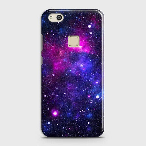 Huawei P10 Lite - Dark Galaxy Stars Modern Printed Hard Case