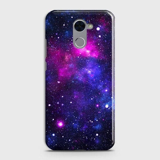Huawei Y7 Prime 2017 Cover - Dark Galaxy Stars Modern Printed Hard Case