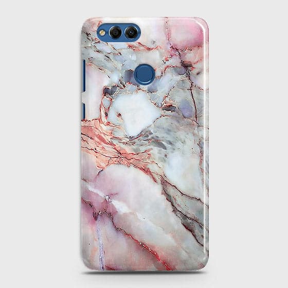 Huawei Honor 7X - Violet Sky Marble Trendy Printed Hard Case