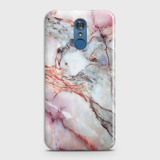 LG Q7 - Violet Sky Marble Trendy Printed Hard Case