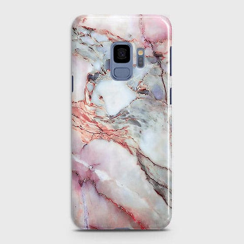 Samsung Galaxy S9 - Violet Sky Marble Trendy Printed Hard Case