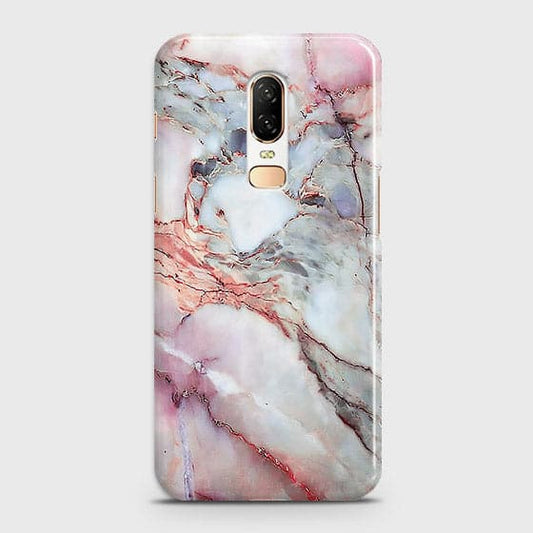 OnePlus 6 - Violet Sky Marble Trendy Printed Hard Case