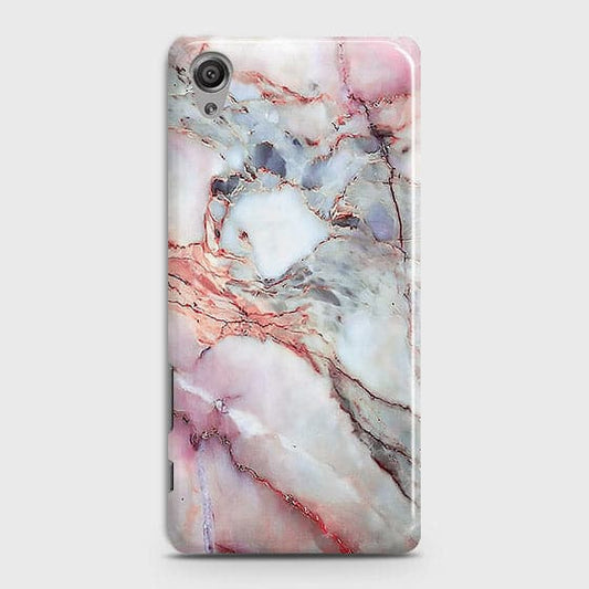 Sony Xperia XA - Violet Sky Marble Trendy Printed Hard Case