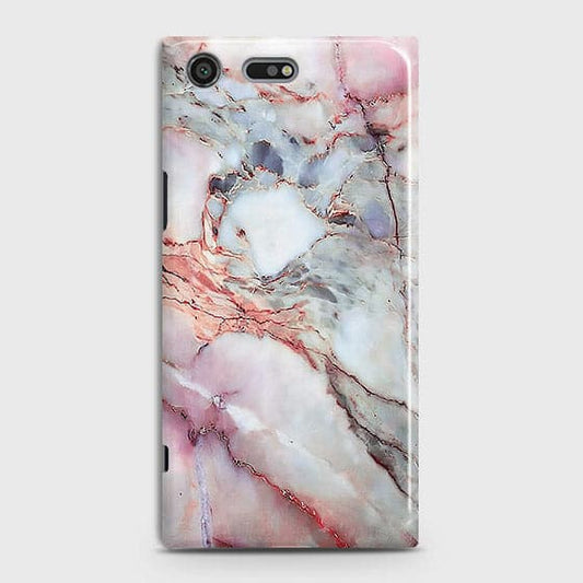 Sony Xperia XZ Premium - Violet Sky Marble Trendy Printed Hard Case