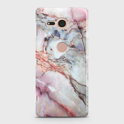 Sony Xperia XZ2 Compact - Violet Sky Marble Trendy Printed Hard Case