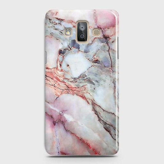 Samsung Galaxy J7 Duo - Violet Sky Marble Trendy Printed Hard Case