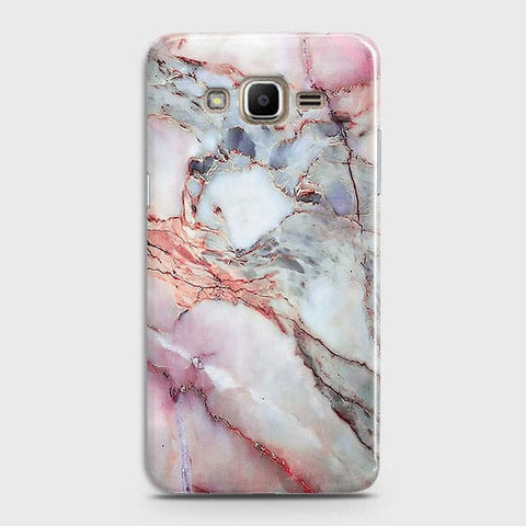 Samsung Galaxy J7 - Violet Sky Marble Trendy Printed Hard Case
