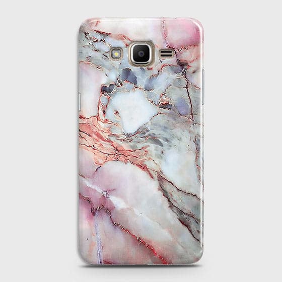 Samsung Galaxy J320 / J3 2016 - Violet Sky Marble Trendy Printed Hard Case