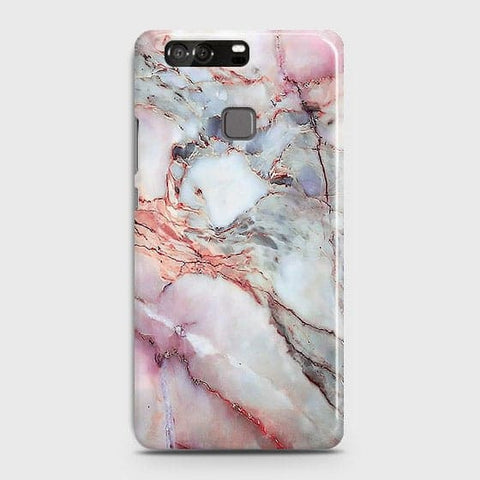 Huawei P9 - Violet Sky Marble Trendy Printed Hard Case