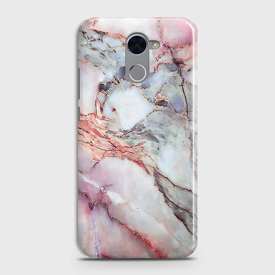 Huawei Y7 Prime 2017 Cover - Violet Sky Marble Trendy Printed Hard Case