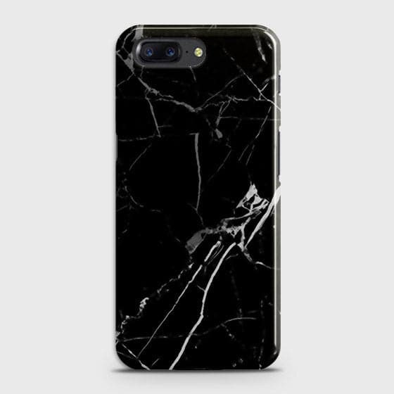 OnePlus 5 - Black Modern Classic Marble Printed Hard Case