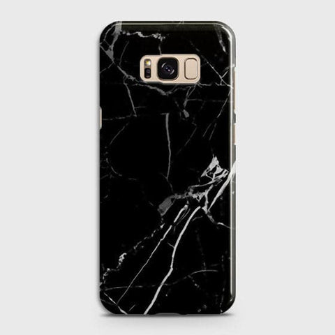 Samsung Galaxy S8 Plus - Black Modern Classic Marble Printed Hard Case