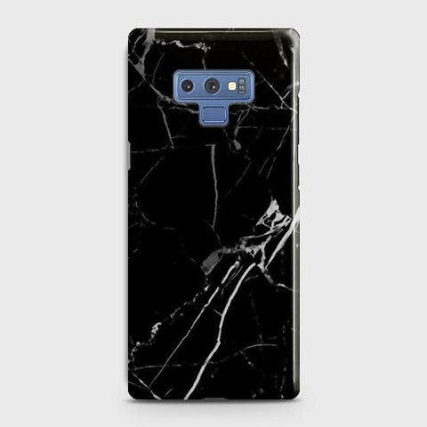 Samsung Galaxy Note 9 - Black Modern Classic Marble Printed Hard Case
