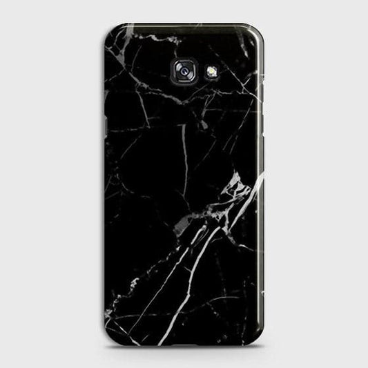 Samsung A5 2017 - Black Modern Classic Marble Printed Hard  case B61