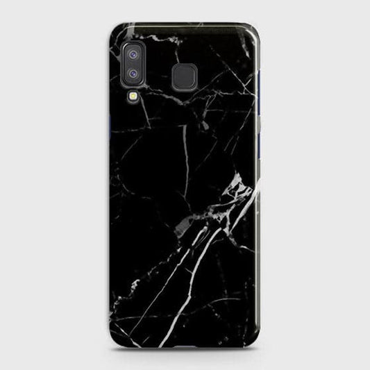 Samsung A9 Star - Black Modern Classic Marble Printed Hard Case