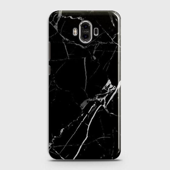Huawei Mate 9 - Black Modern Classic Marble Printed Hard Case