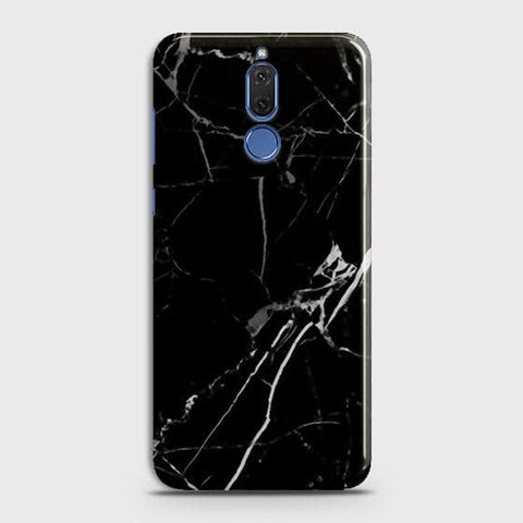 Huawei Mate 10 Lite - Black Modern Classic Marble Printed Hard Case