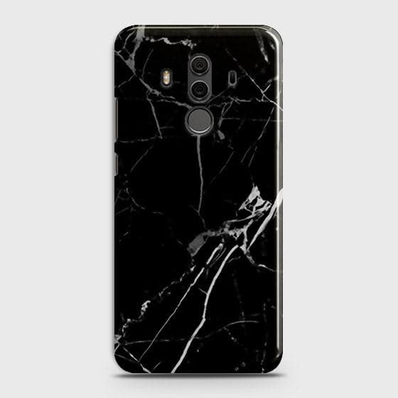 Huawei Mate 10 Pro - Black Modern Classic Marble Printed Hard Case