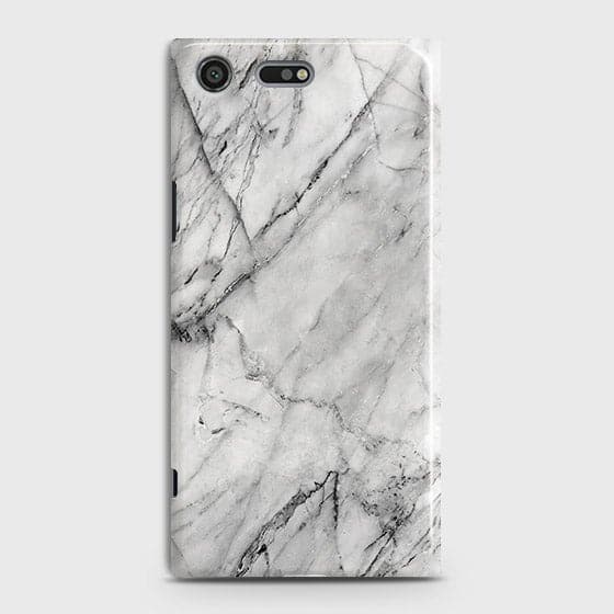 Sony Xperia XZ Premium Cover - Matte Finish - Trendy White Floor Marble Printed Hard Case with Life Time Colors Guarantee - D2