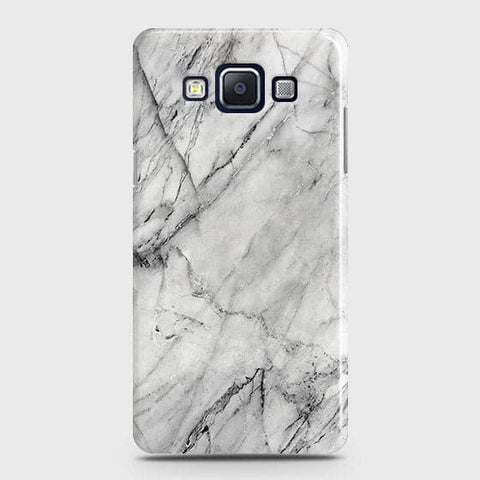 Samsung A5 Cover - Matte Finish - Trendy White Floor Marble Printed Hard Case with Life Time Colors Guarantee - D2