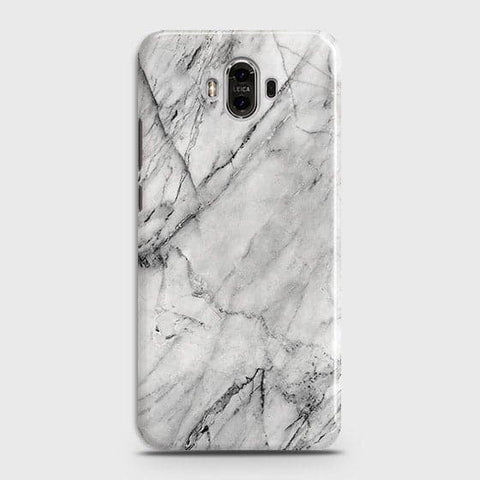Huawei Mate 9 Cover - Matte Finish - Trendy White Floor Marble Printed Hard Case with Life Time Colors Guarantee - D2