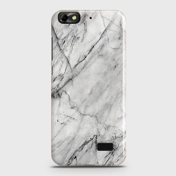 Huawei Honor 4C Cover - Matte Finish - Trendy White Floor Marble Printed Hard Case with Life Time Colors Guarantee - D2