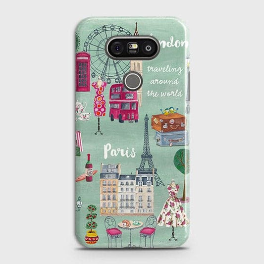 LG G5 Cover - Matte Finish - London, Paris, New York Modern Printed Hard Case Life Time Colors Guarantee