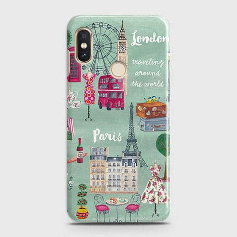 Xiaomi Redmi S2 Cover - Matte Finish - London, Paris, New York Modern Printed Hard Case With Life Time Colors Guarantee