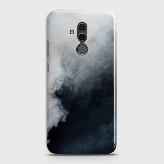 Huawei Mate 20 Lite Cover - Matte Finish - Trendy Misty White and Black Marble Printed Hard Case with Life Time Colors Guarantee