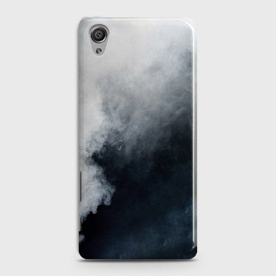 Sony Xperia XA Cover - Matte Finish - Trendy Misty White and Black Marble Printed Hard Case with Life Time Colors Guarantee