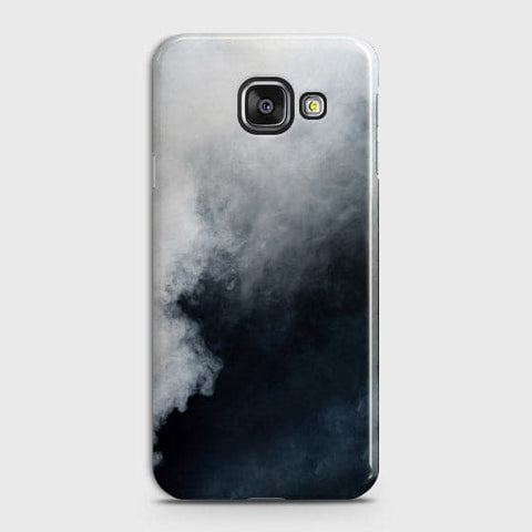 Samsung Galaxy A710 (A7 2016) Cover - Matte Finish - Trendy Misty White and Black Marble Printed Hard Case with Life Time Colors Guarantee ( Fast Delivery )