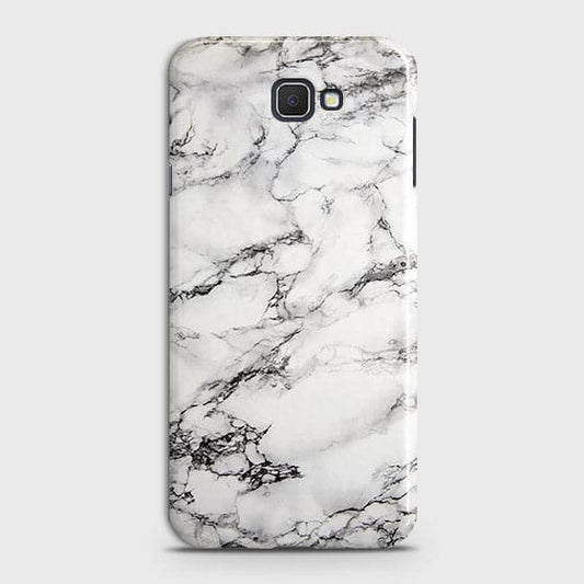 Samsung Galaxy J5 Prime Cover - Matte Finish - Trendy Mysterious White Marble Printed Hard Case with Life Time Colors Guarantee