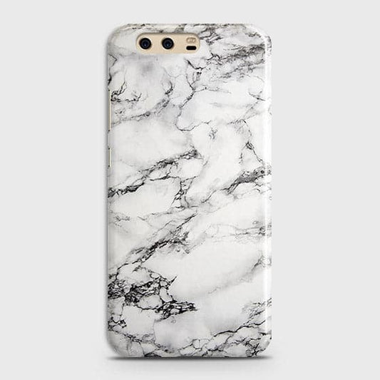 Huawei P10 Plus Cover - Matte Finish - Trendy Mysterious White Marble Printed Hard Case with Life Time Colors Guarantee