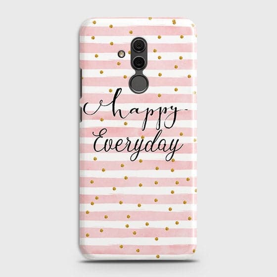 Huawei Mate 20 Lite - Trendy Happy Everyday Printed Hard Case With Life Time Colors Guarantee