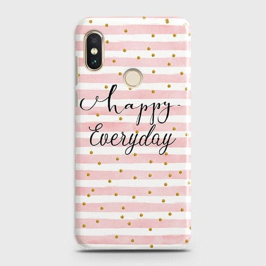 Xiaomi Redmi S2 - Trendy Happy Everyday Printed Hard Case With Life Time Colors Guarantee
