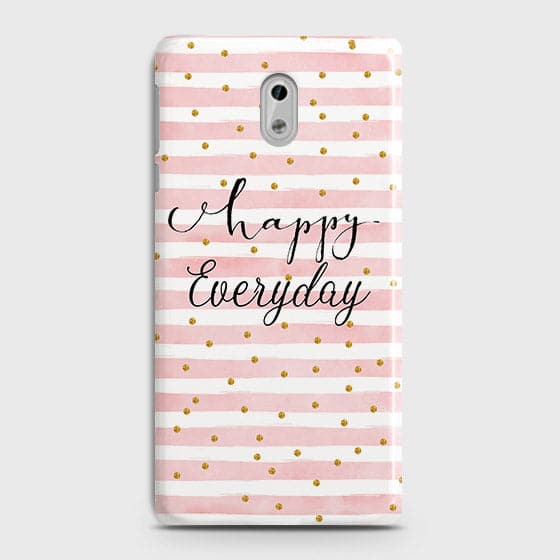 Nokia 3 - Trendy Happy Everyday Printed Hard Case With Life Time Colors Guarantee