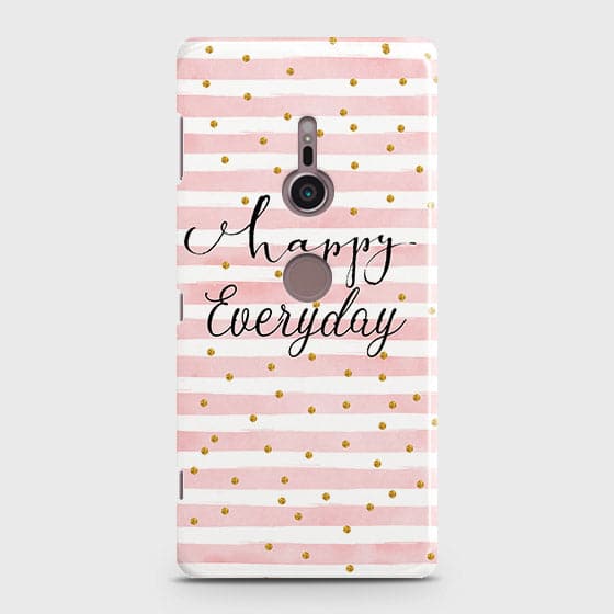 Sony Xperia XZ2 - Trendy Happy Everyday Printed Hard Case With Life Time Colors Guarantee