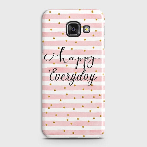 Samsung Galaxy A510 (A5 2016) - Trendy Happy Everyday Printed Hard Case With Life Time Colors Guarantee b65