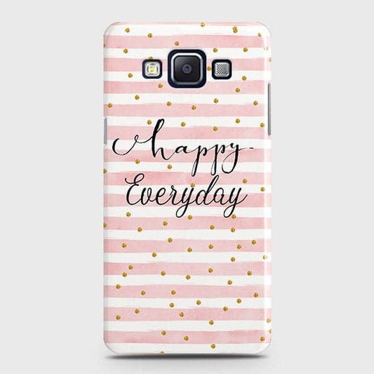 Samsung A7 - Trendy Happy Everyday Printed Hard Case With Life Time Colors Guarantee