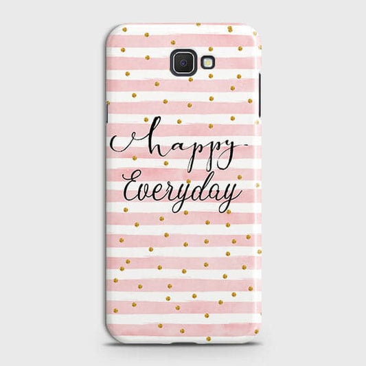 Samsung Galaxy J5 Prime - Trendy Happy Everyday Printed Hard Case With Life Time Colors Guarantee