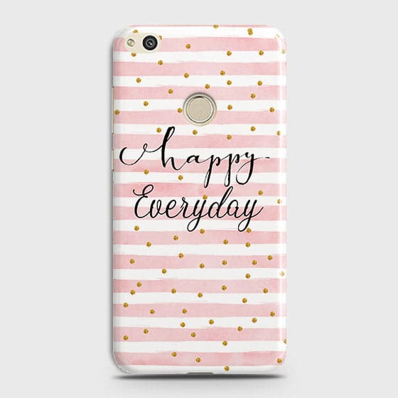 Huawei Honor 8 Lite - Trendy Happy Everyday Printed Hard Case With Life Time Colors Guarantee