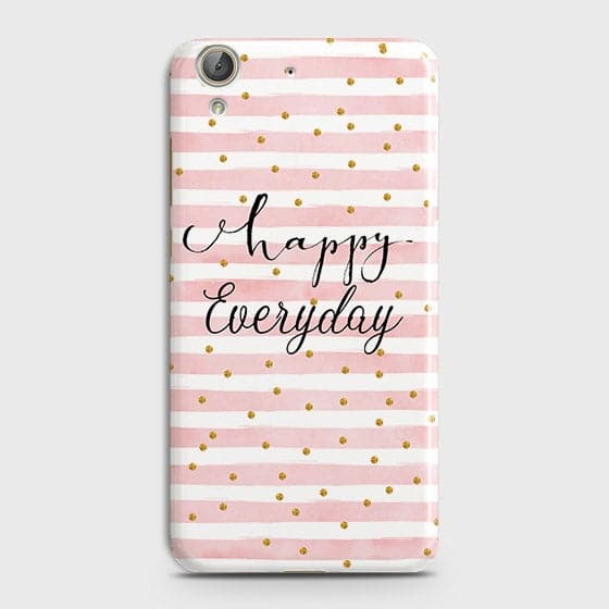 Huawei Y6 II - Trendy Happy Everyday Printed Hard Case With Life Time Colors Guarantee B77